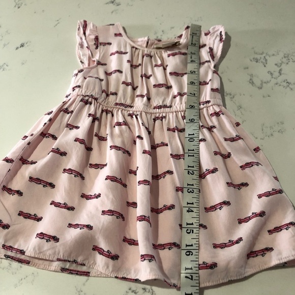 kate spade • pink infant hot rod car print dress - Picture 14 of 15
